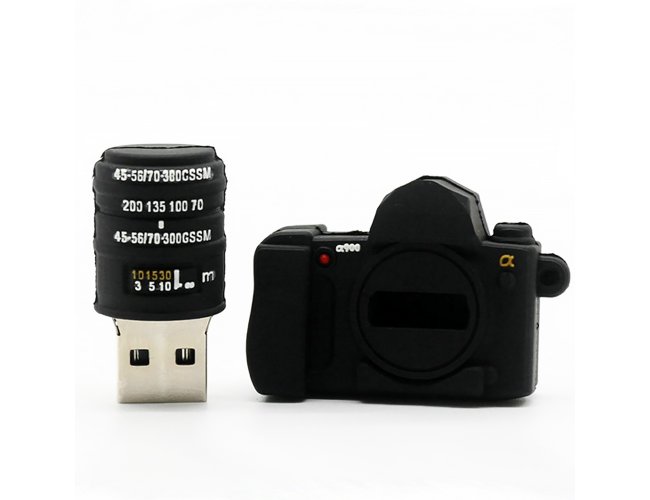 Pen drives Personalizados em Formato de câmera fotográfica