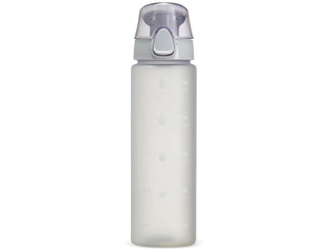 Garrafa Personalizada De Plstico Com Ala E Marcador De Horrio Com Capacidade De 700ml
