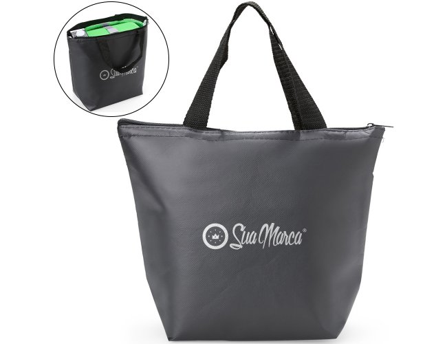 Bolsa Térmica Personalizada De TNT Com Alças De Transporte E Capacidade De 9,6 Litros