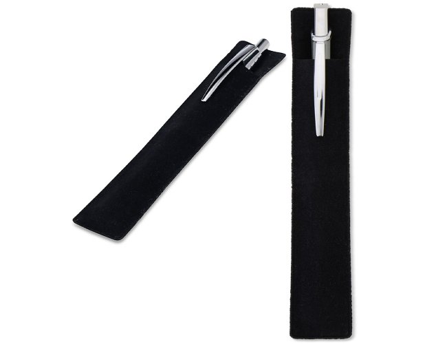 Estojo De Veludo Minimalista Para 1 Caneta