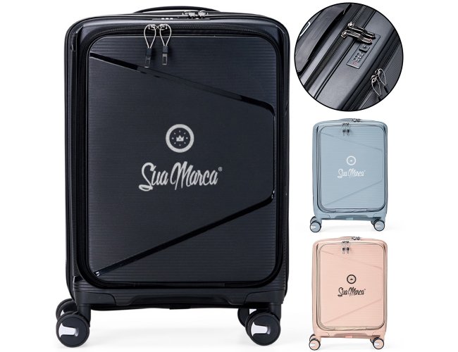 Mala De Viagem Personalizada Com 4 Rodinhas 360° E Capacidade De 36 Litros