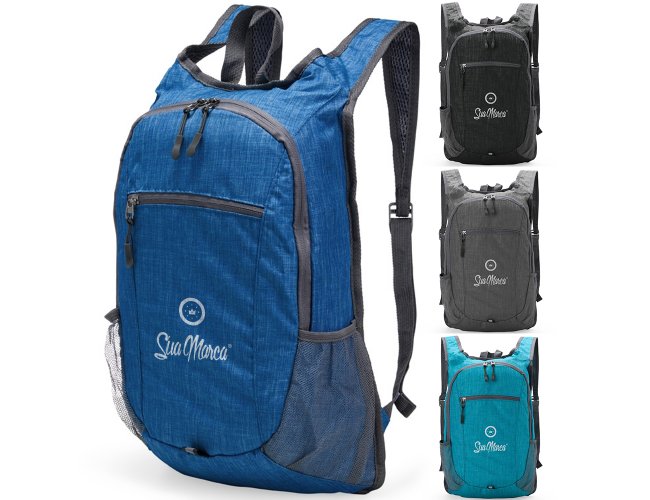 Mochila Dobrável Personalizada De Tecido Oxford