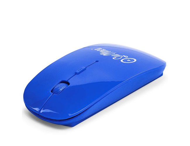 Mouse Personalizado Wireless 2.4G Em ABS Com Caixa Transparente BLACKWELL