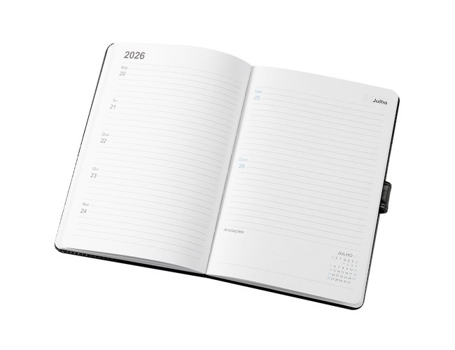 Agenda Personalizada com Fecho Magnético XV6107