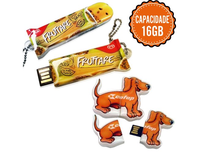 Pen Drive Personalizados De Acrílico Totalmente Customizado Com Capacidade De 16GB