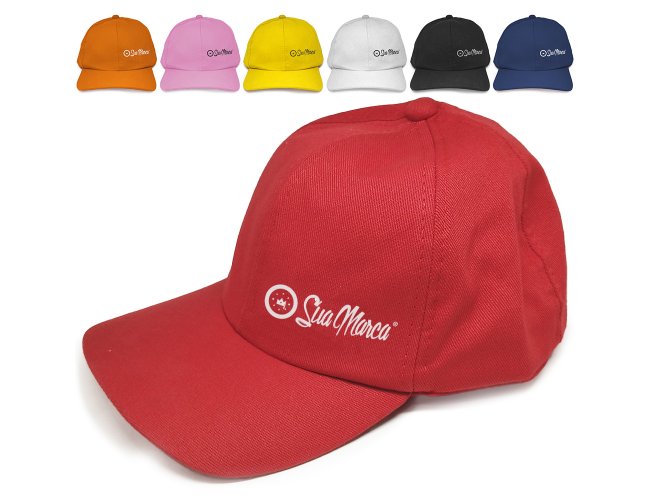 Boné Estilo Americano Personalizado Confeccionado Em Brim Leve E 6 Gomos