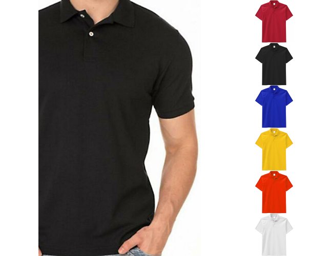 Camiseta Polo Personalizada Confeccionada Em 100% Algodão
