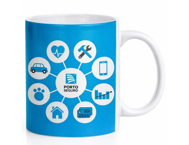 Caneca Personalizada Cer�mica de 330ml XV13282