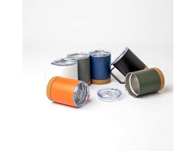 Caneca Térmica com Cortiça de 400ml