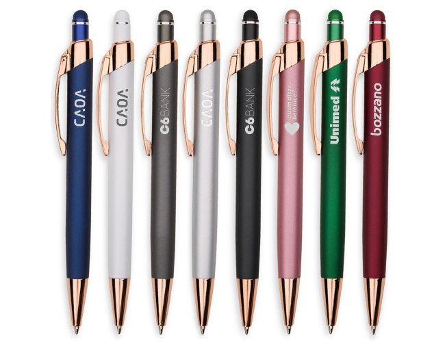 Caneta Personalizada com Touch de Metal XV6076T