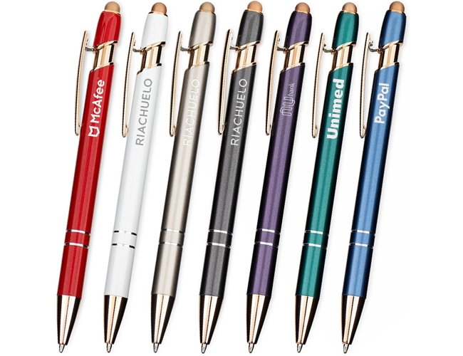 Caneta Personalizada de Metal com Touch XV5011A