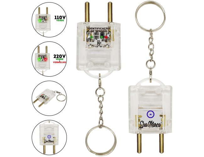 Plug Tomada Teste Identificador de Tensão CHV-IT-01B