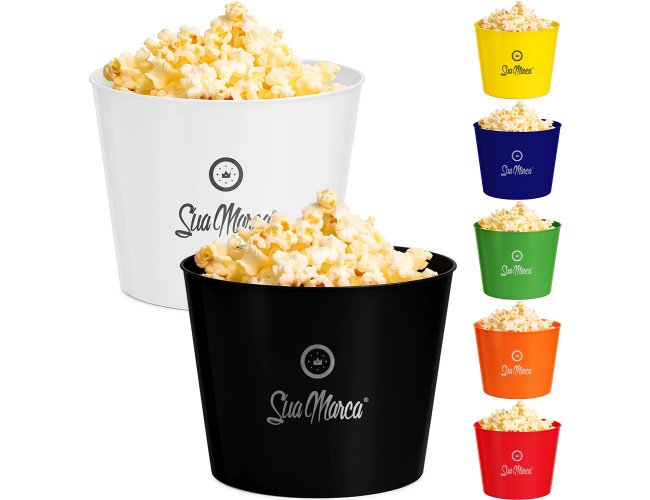Balde para Pipoca Personalizado de 1,6 Litros GV006