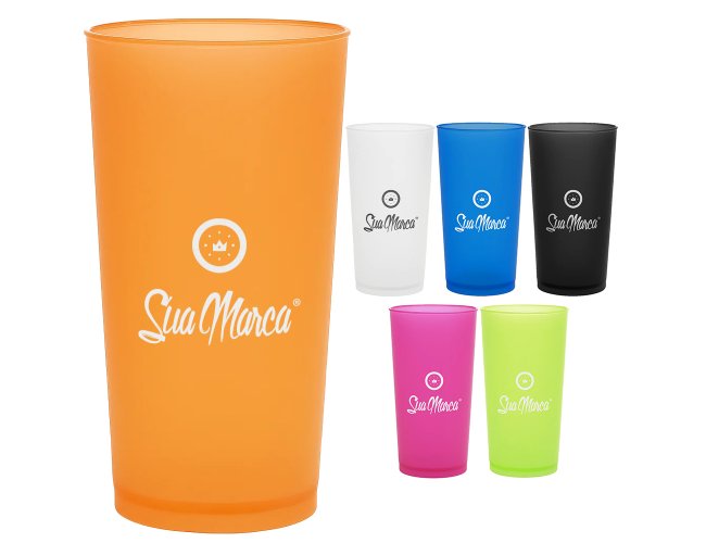 Copo Personalizado de 400ml Flexível GV015