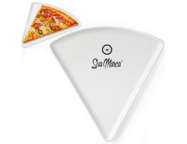 Prato para Pizza Personalizado de Plstico GV043