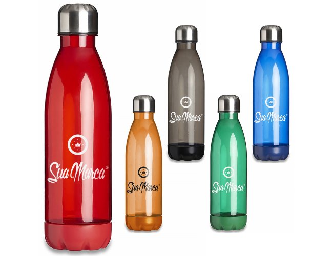 Garrafa Personalizada de PVC Translucido 680ml GV052