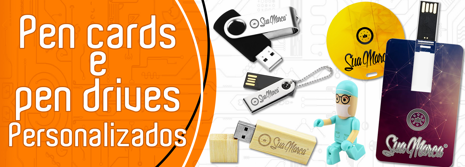 PEN DRIVES E PEN CARDS PERSONALIZADOS