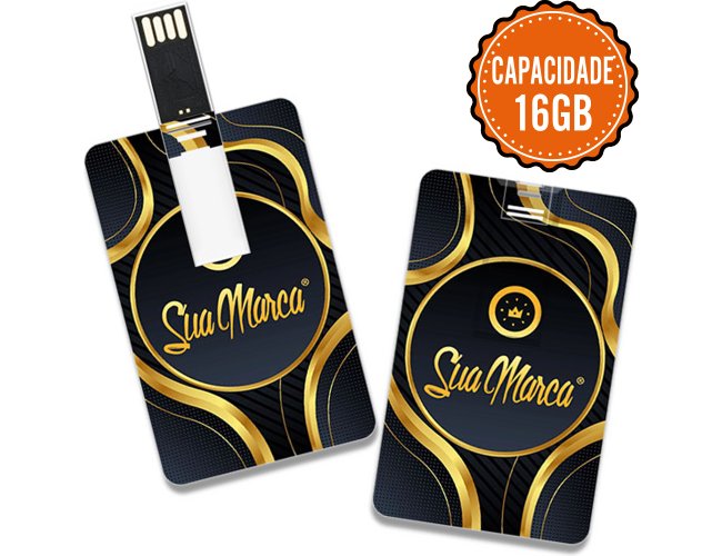 Pen Card Personalizado De Plástico Com Memória Oculta E Capacidade De 16GB