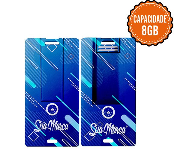 Mini Pen Card Personalizado De Plástico Com Memória Oculta FIT Com Capacidade De 8GB