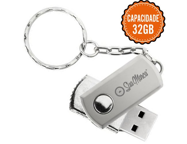 Pen Drive Personalizado de Metal Iron P035-32GB
