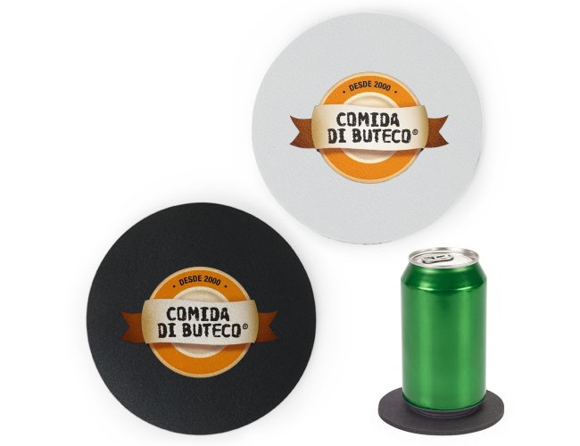 Porta Copos Personalizado Couro Sintético XV8208