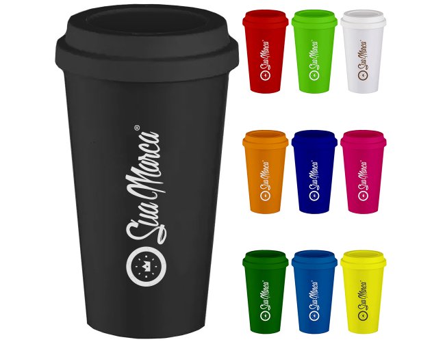 Copo Personalizado Com Tampa De Plástico E Capacidade De 550ml BUCKS
