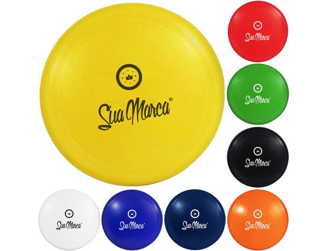 Frisbee Personalizado De Plástico Com 22cm De Diâmetro