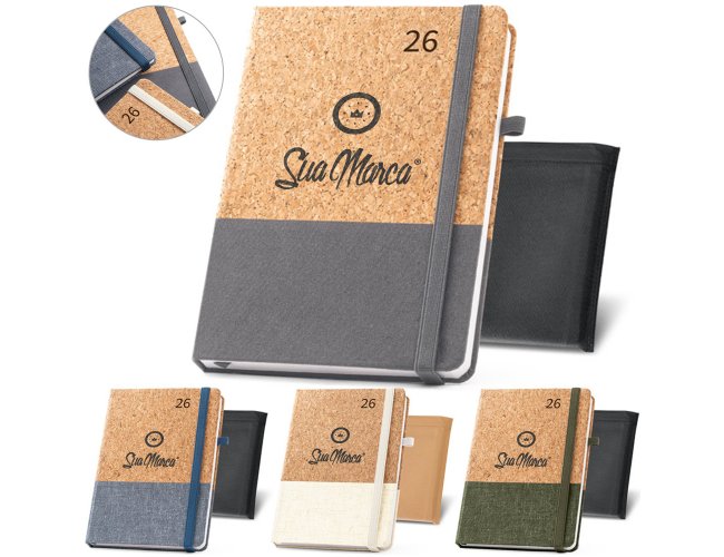 Agenda Personalizada de Cortiça e Linho SV66199