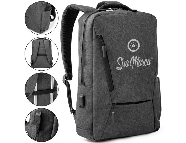 Mochila Para Notebook HYPE BAG De Oxford 14 Litros