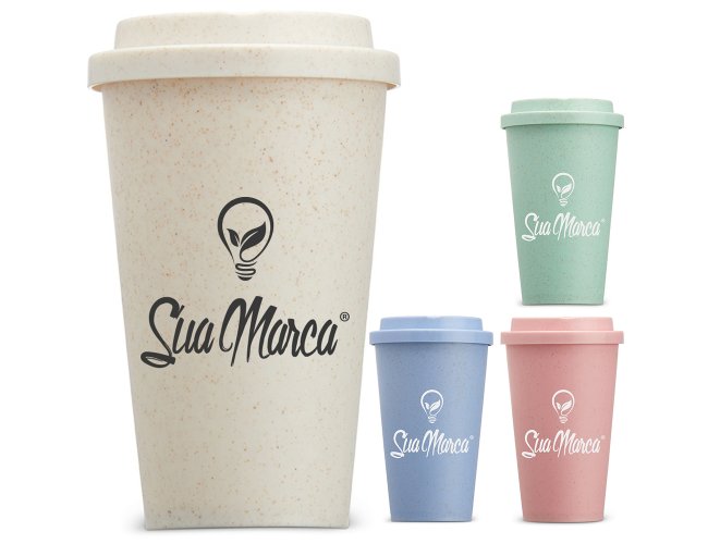 Copo Personalizado Ecológico Bambu 450ml XV18740